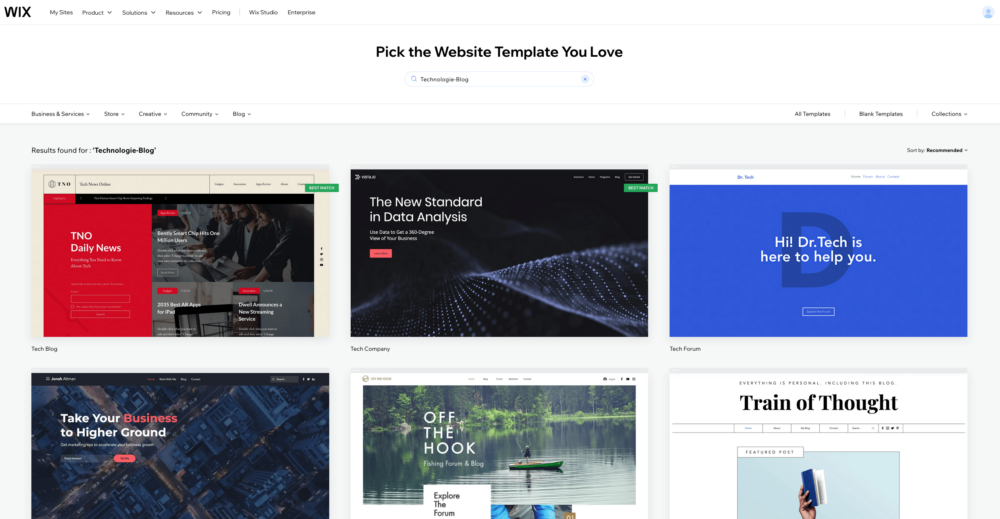 Wix Templates
